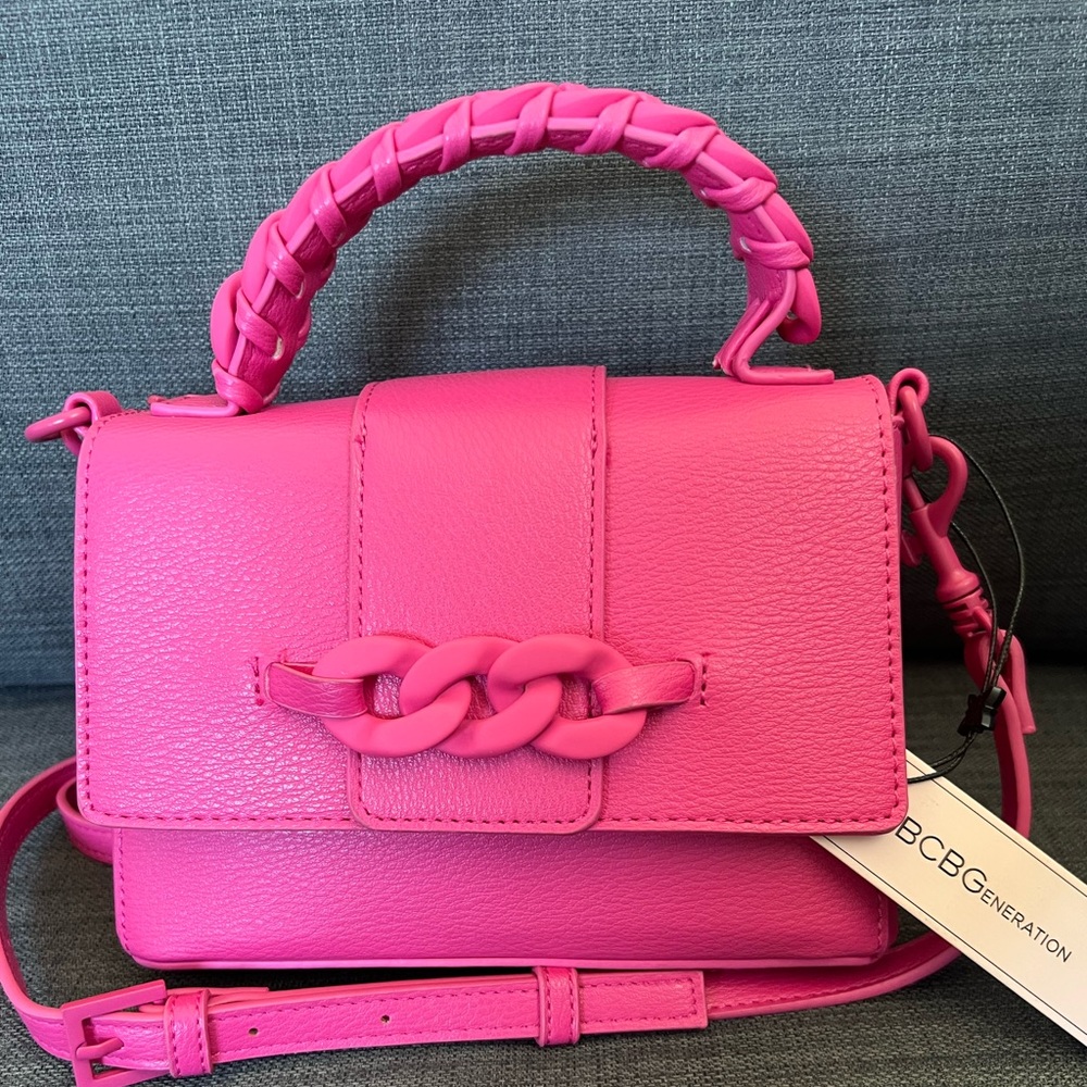 NWT BCBGENERATION SMALL SATCHEL CROSSBODY BAG PURSE